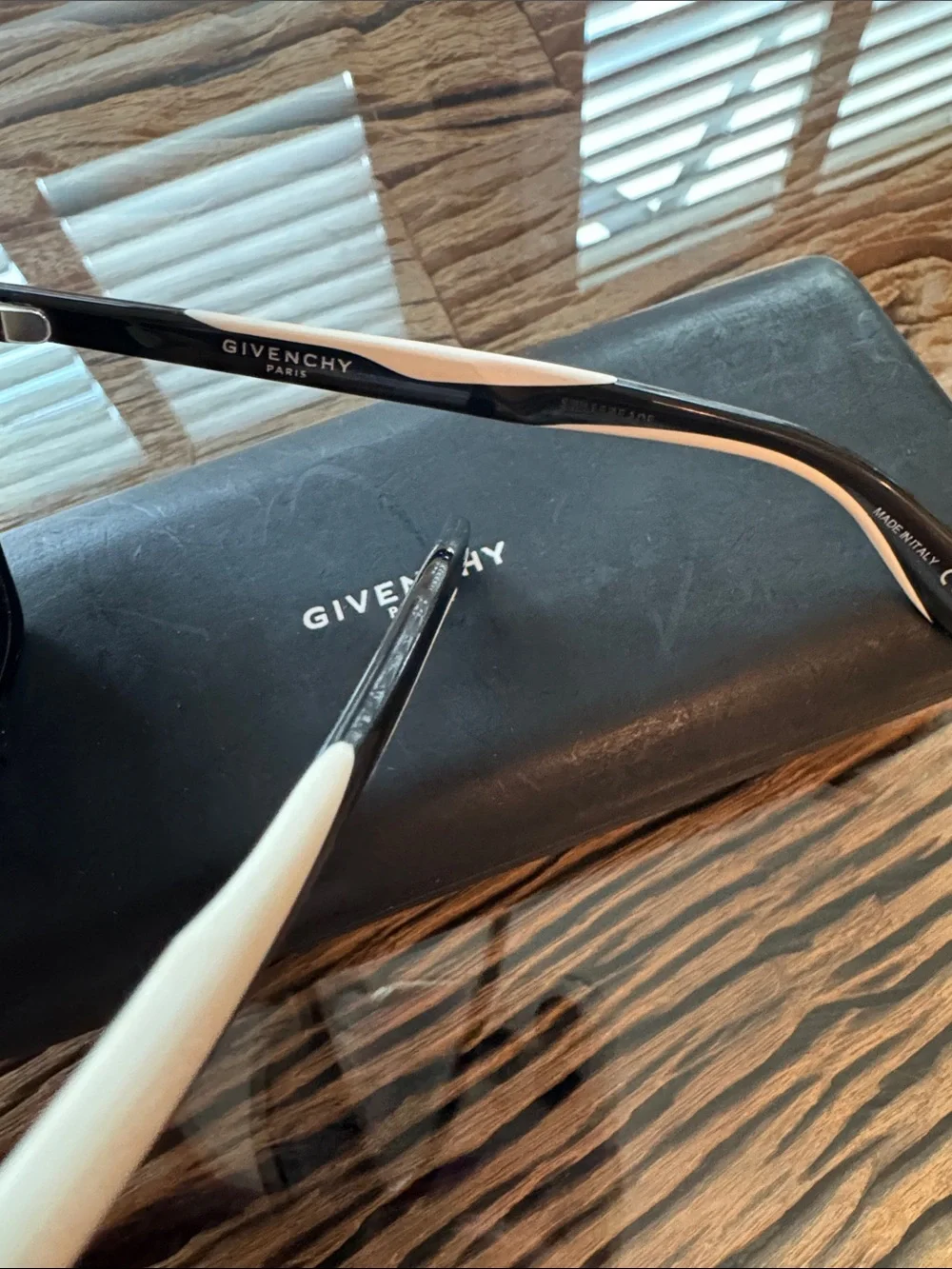 Givenchy black/white sunglasses